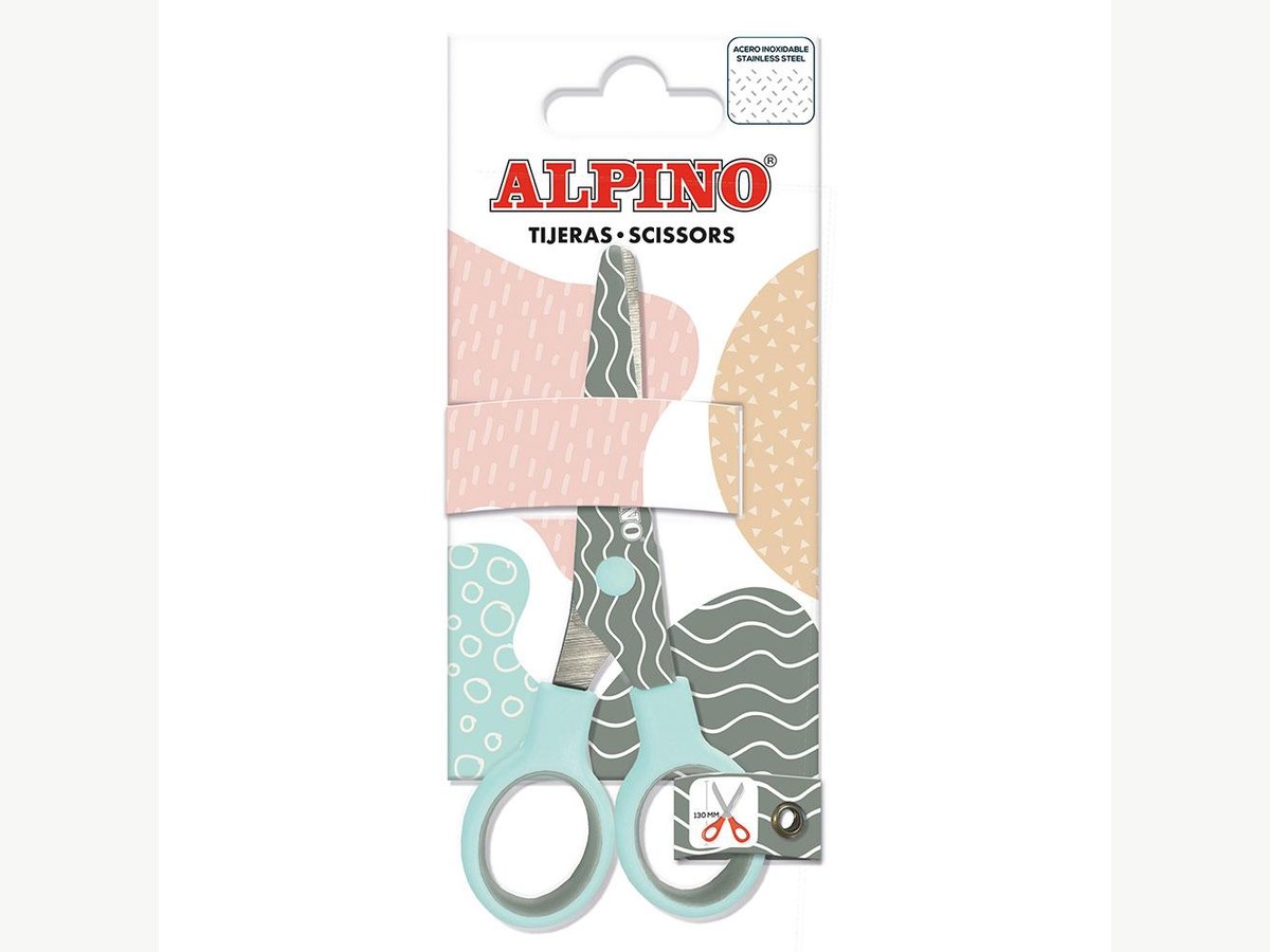 Tijeras colores pastel Alpino 130 mm