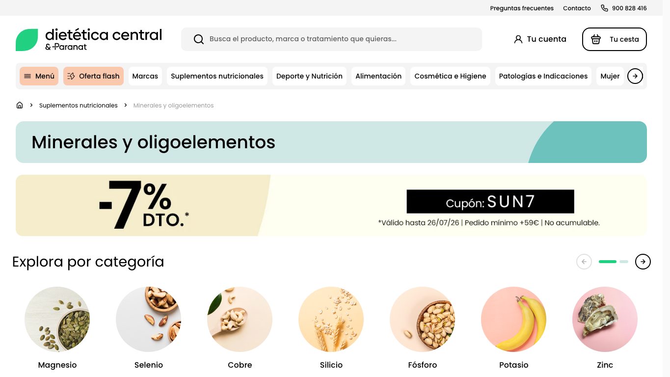Minerales y oligoelementos