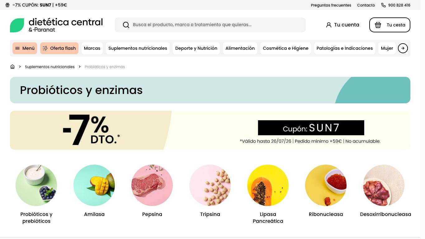 Probioticos y enzimas