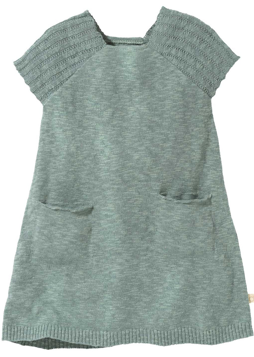 Leinen-Strickkleid