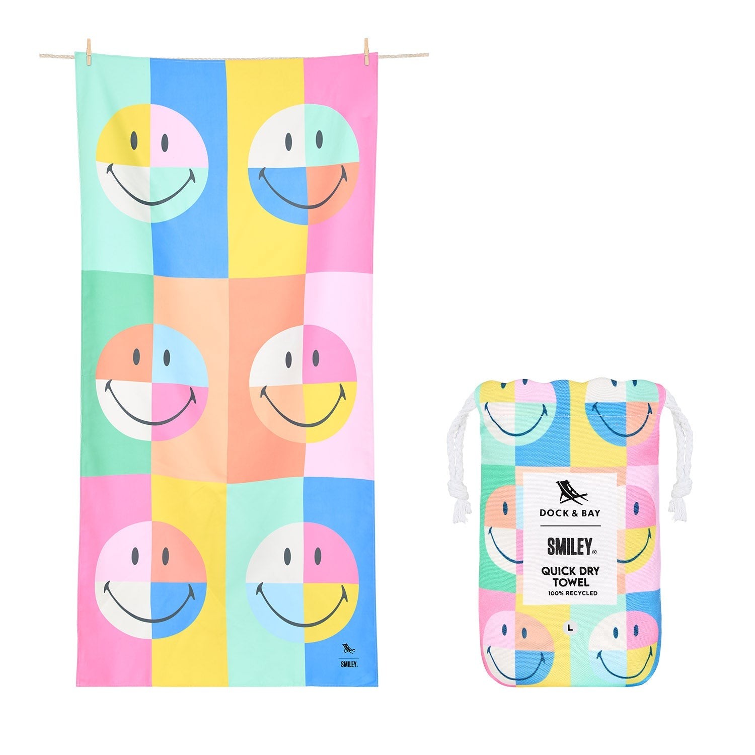 Dock & Bay Ballast x Dock & Bay Pillow - Coastal Candy