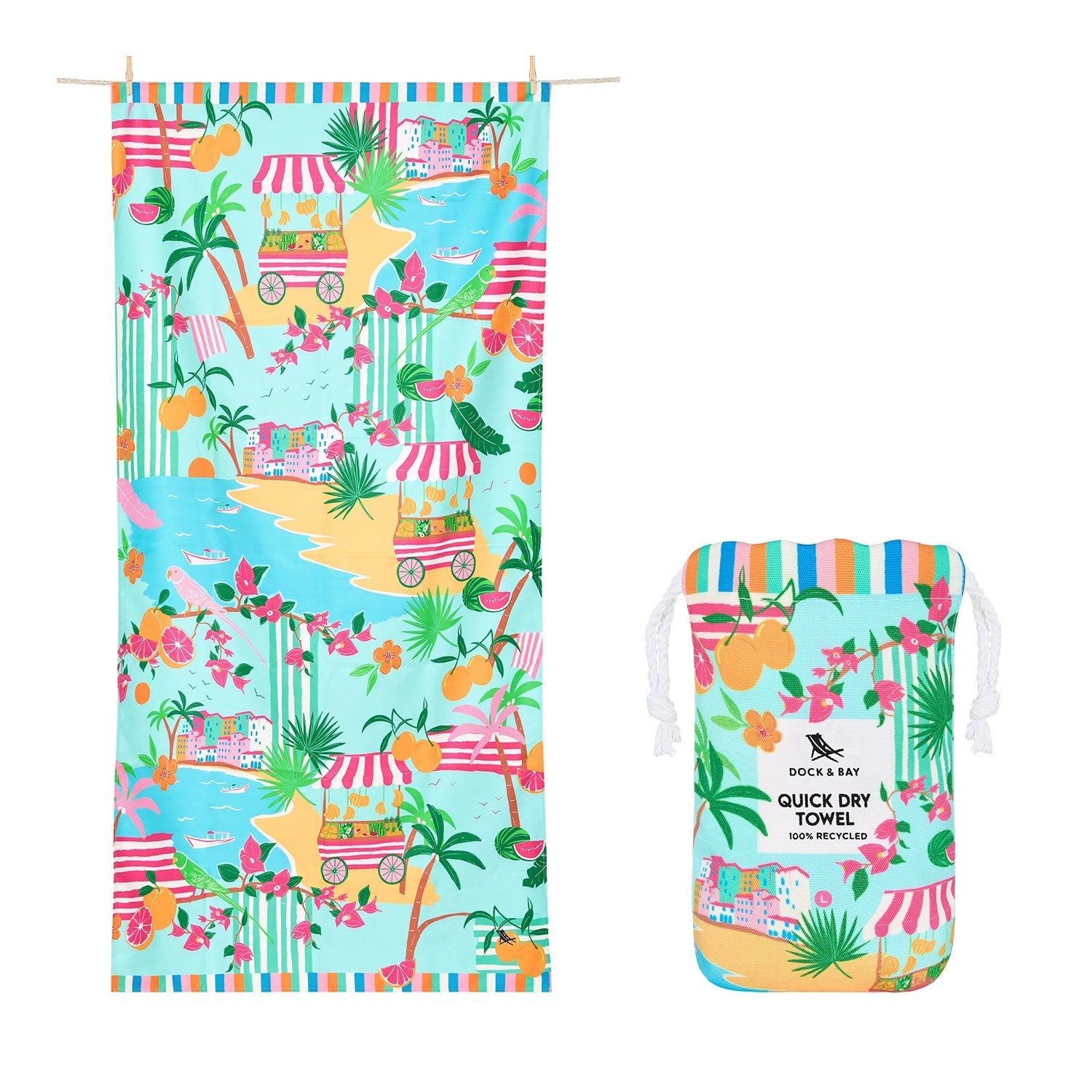 Dock & Bay Ballast x Dock & Bay Pillow - Grecian Shores