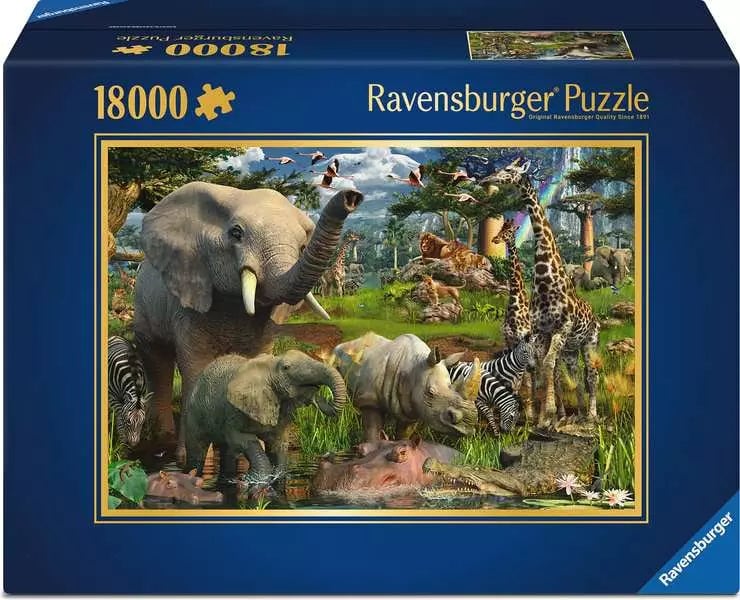 Animales en la selva Ravensburger 18000 piezas