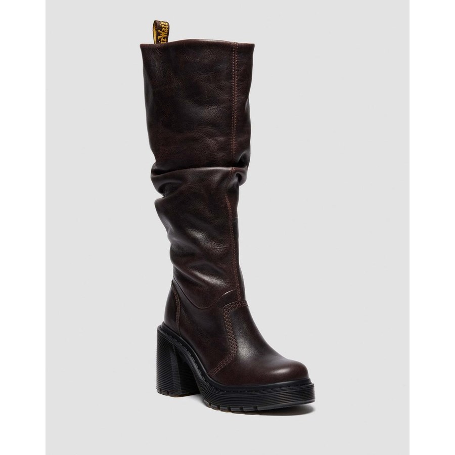boots altas Kasey of leather with tacón
