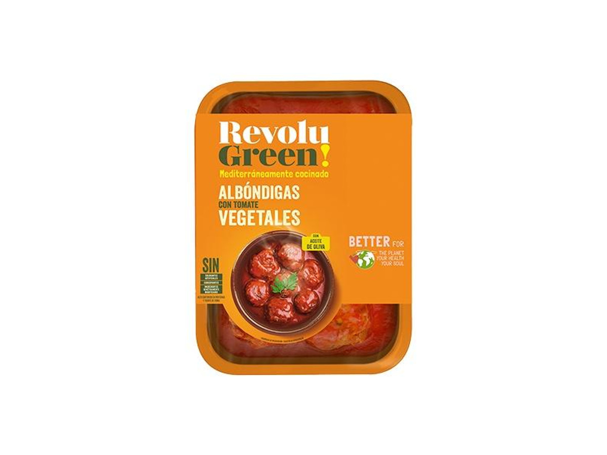 Albóndigas con tomate vegetales Revolu Green