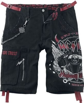 EMP Signature Collection | AC/DC trousers cortos