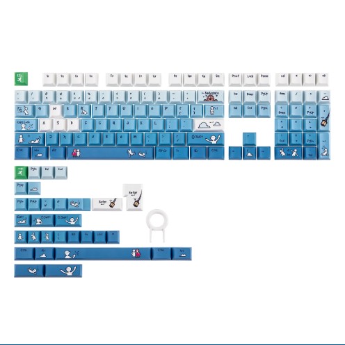 Epomaker Human Fall Flat keycap set