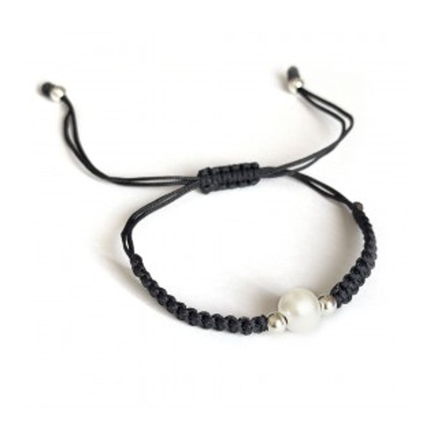 ALMA pulsera de plata y perla