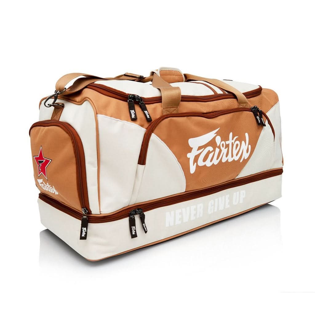 Fairtex Gym Bag - Khaki/Orange – Fairtex Europe