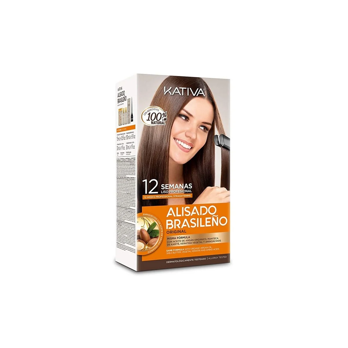 Kativa Keratina & Argan Oil Kit Alisado Brasileño