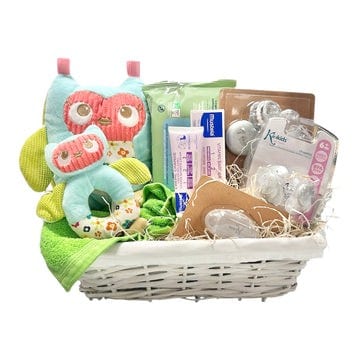 Canastilla Regalo Bebé Búho — Mustela & Evolucriando