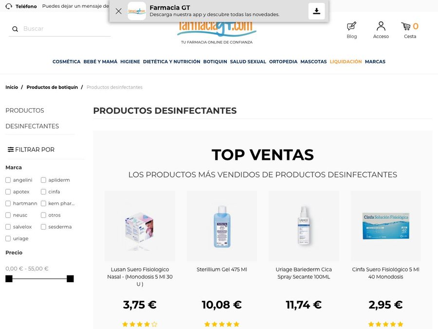 Desinfectantes