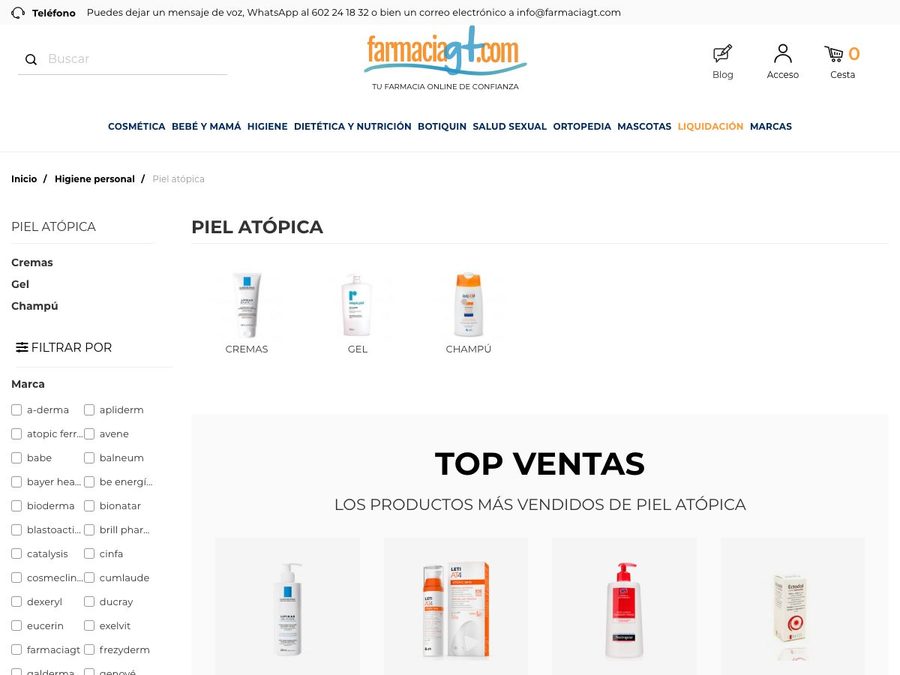 Piel atópica