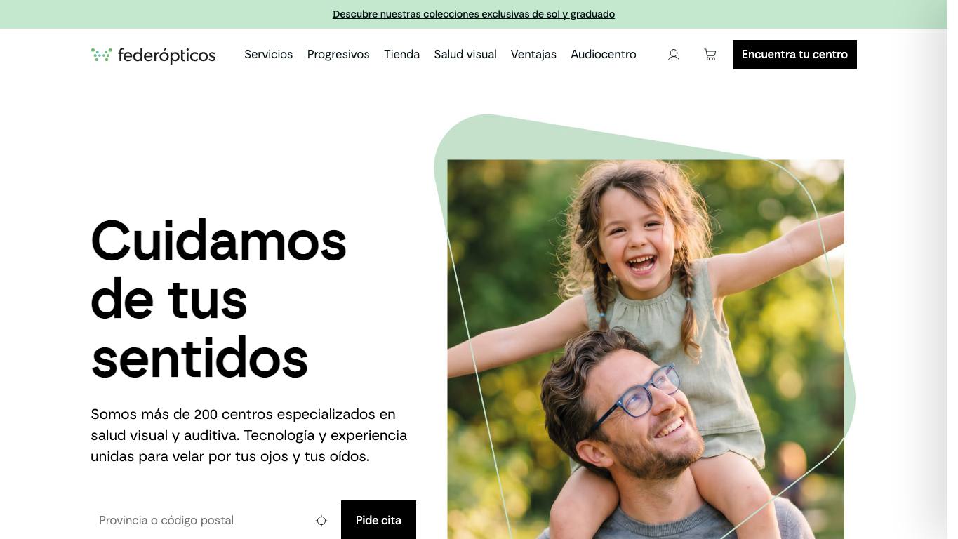 Home oficial de Federópticos