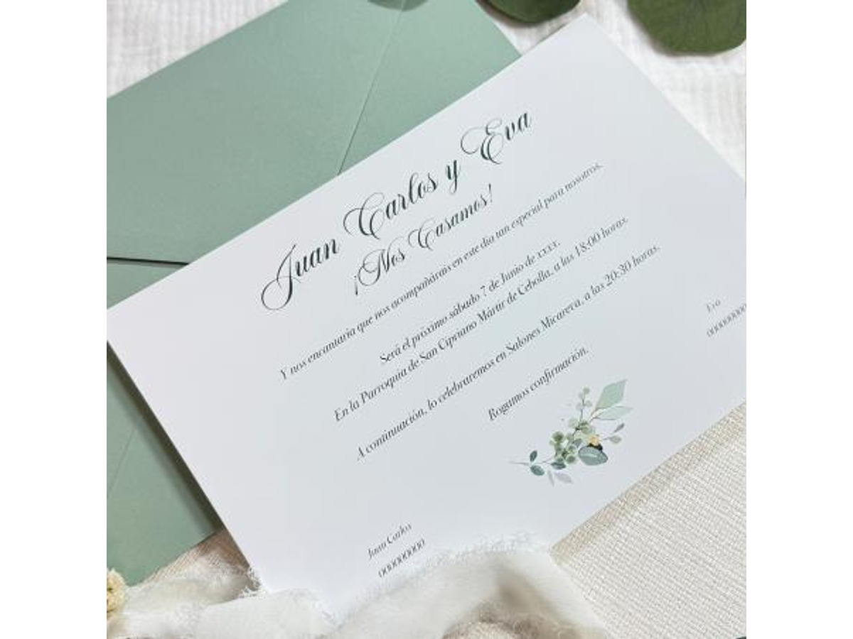 Invitación de Boda Clásica