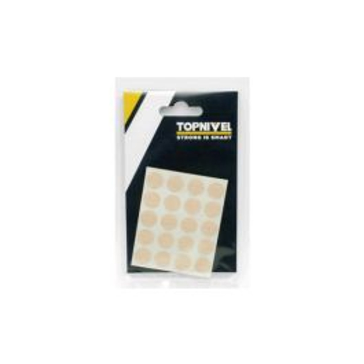 Tapón cubretornillo adhesivo maple 20 uds Nivel