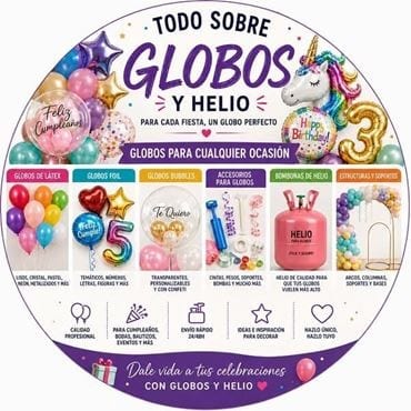 Globos y helio