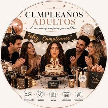 Decoración de cumpleaños adultos