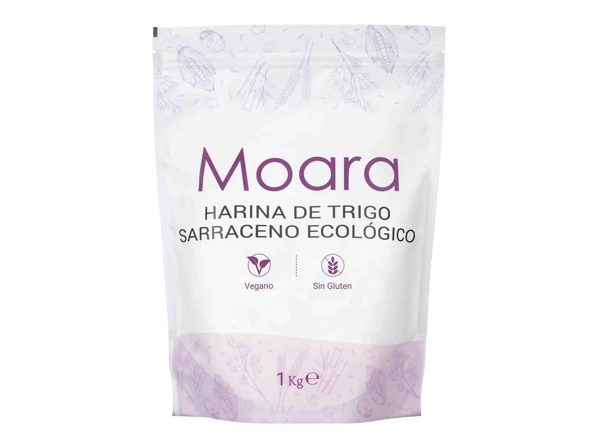 Harina de trigo Sarraceno sin gluten y ecológico MOARA