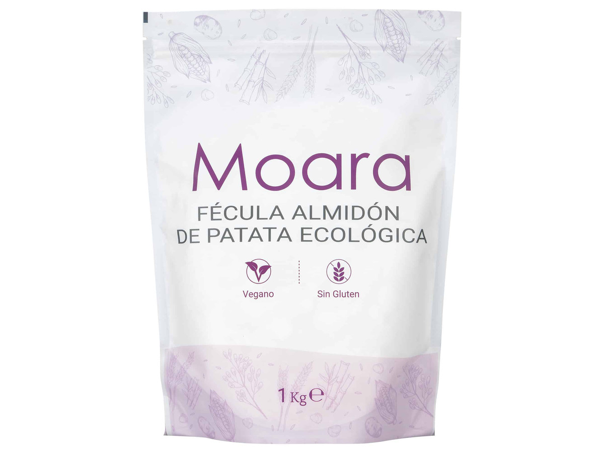 Fécula almidón de patata ecológica, sin gluten, sin alérgenos