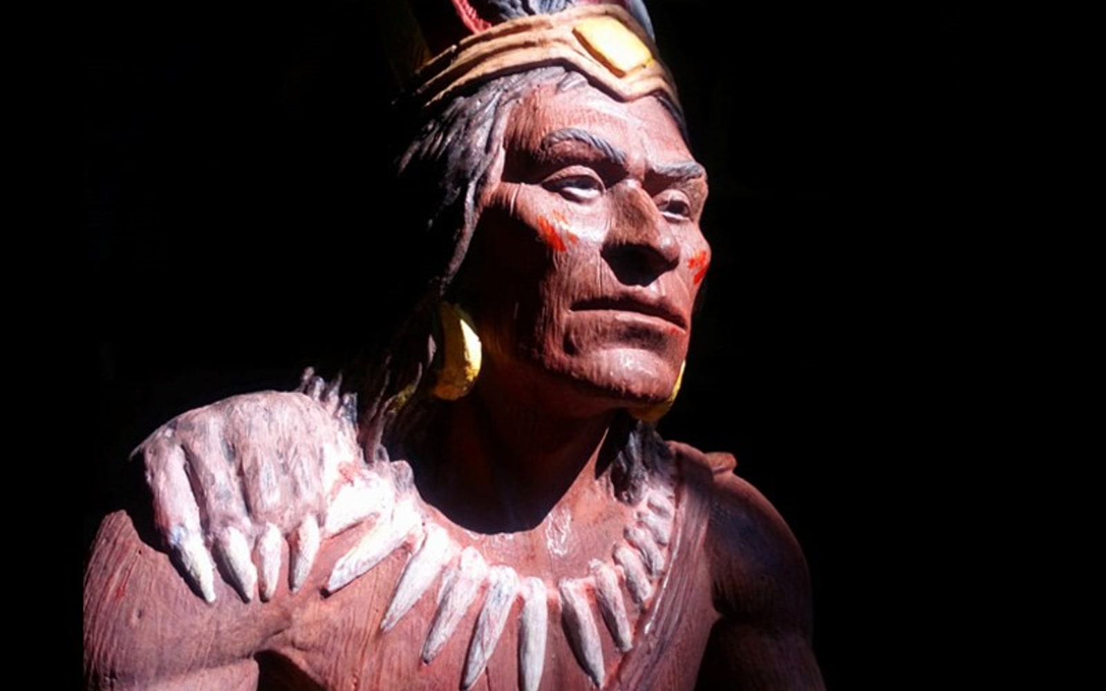 Old Chief Woodenhead Bust