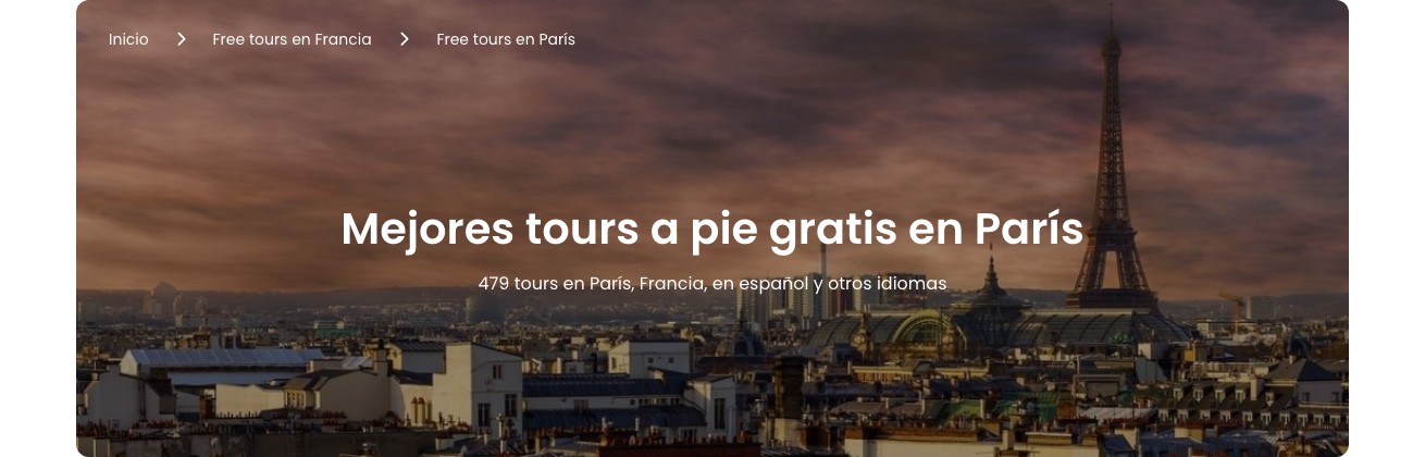 Mejores tours a pie gratis en París