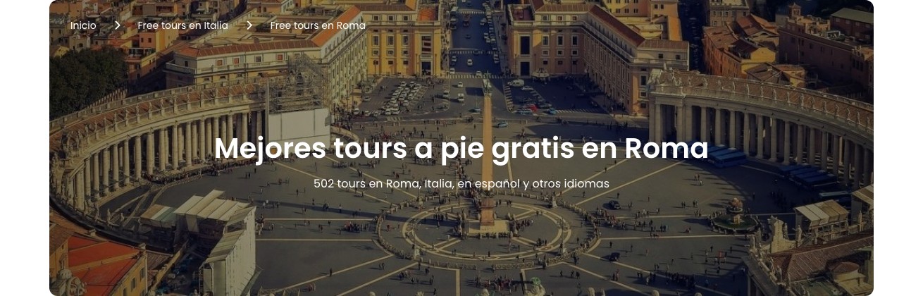 Mejores tours a pie gratis en Roma