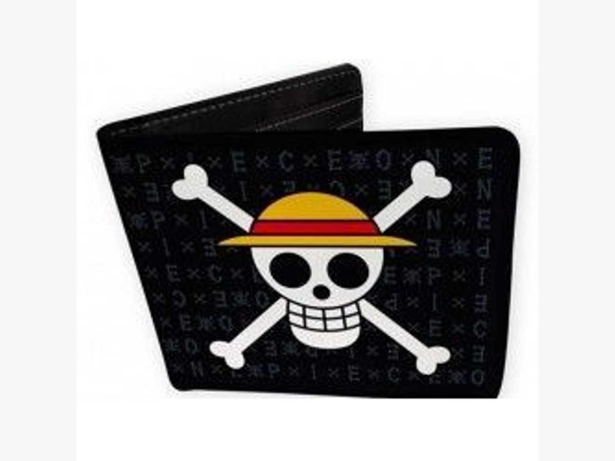 One Piece cartera Skull Luffy