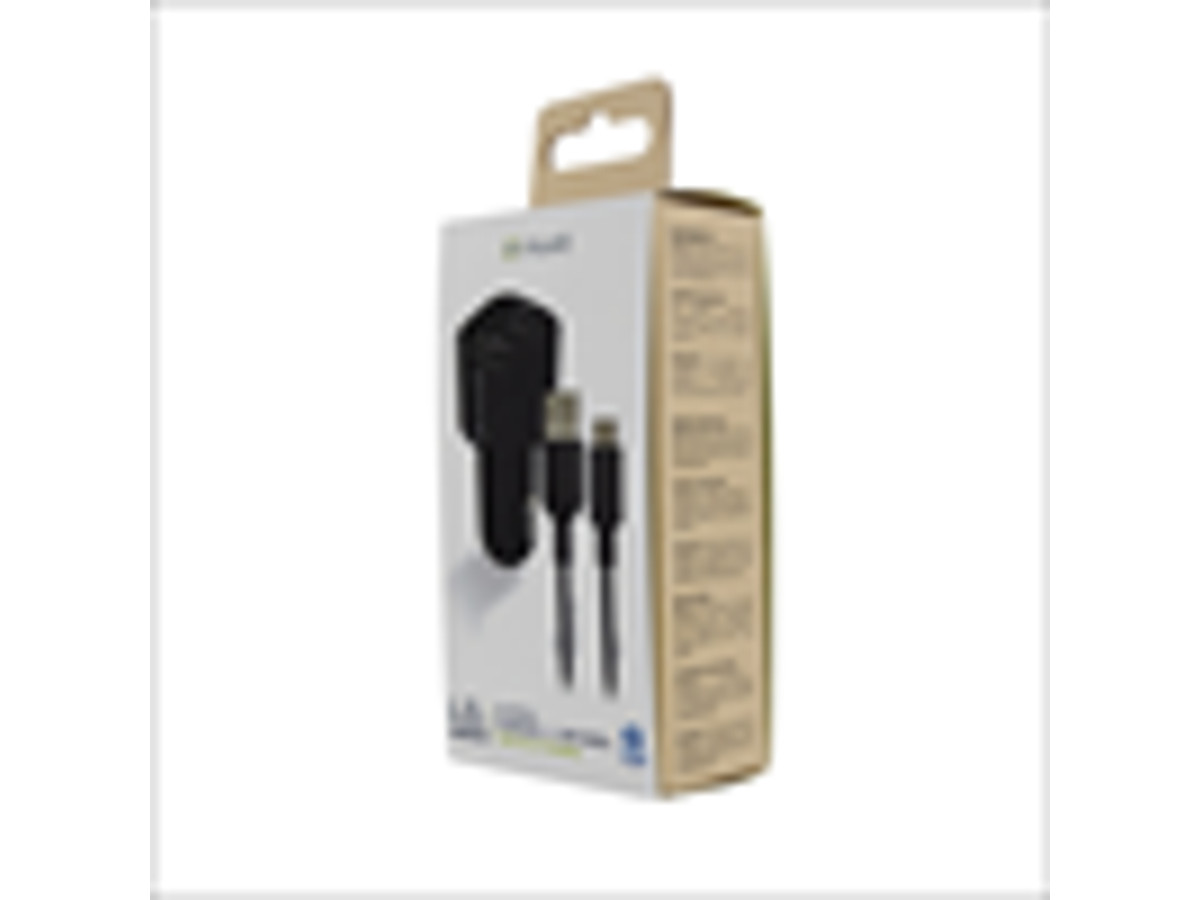 Pack cargador de coche USB y cable USB-C