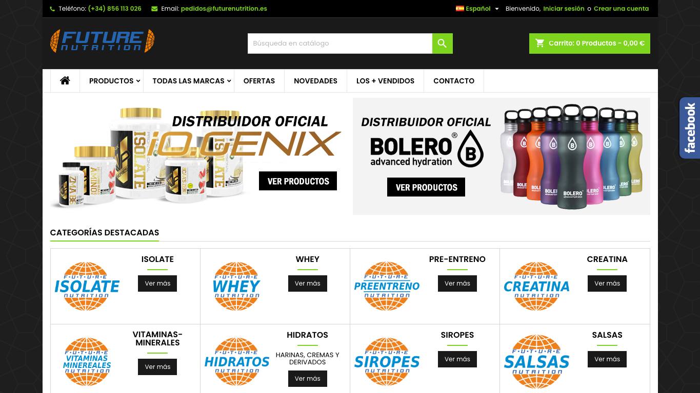 Home oficial de Future Nutrition