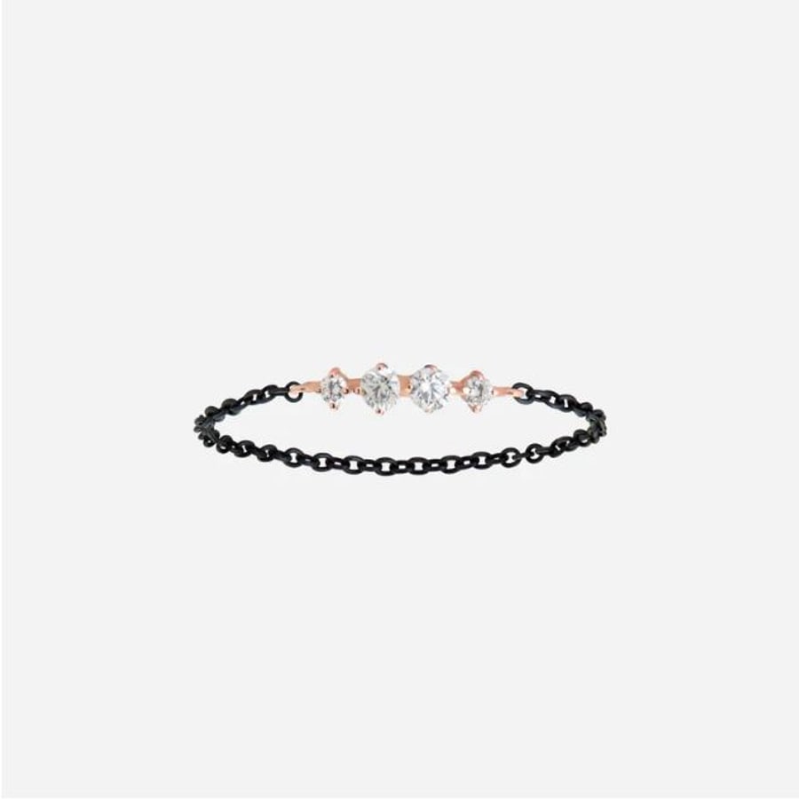 Anillo doble Eclat Noir