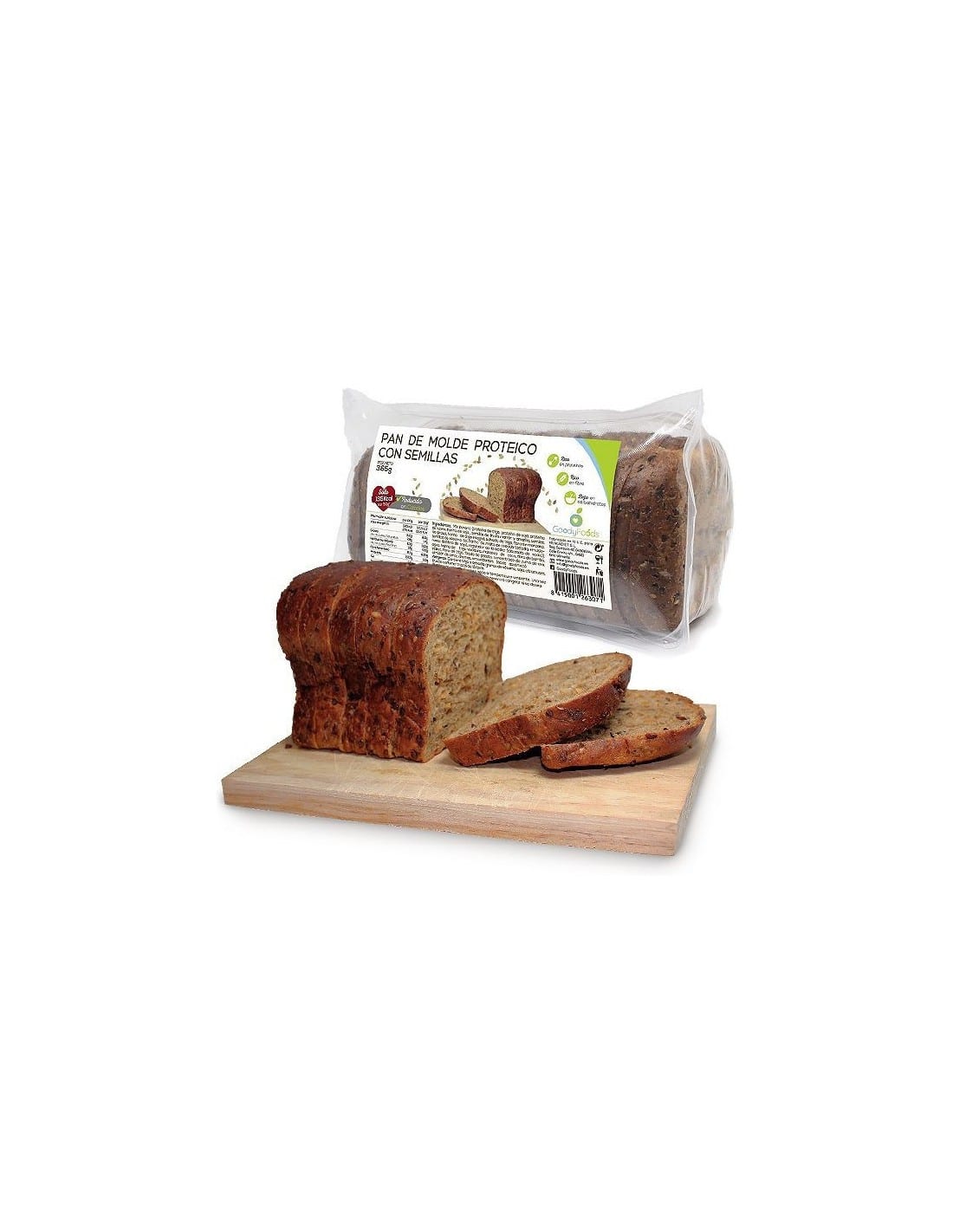 Pan de Molde Proteico con semillas 365g
