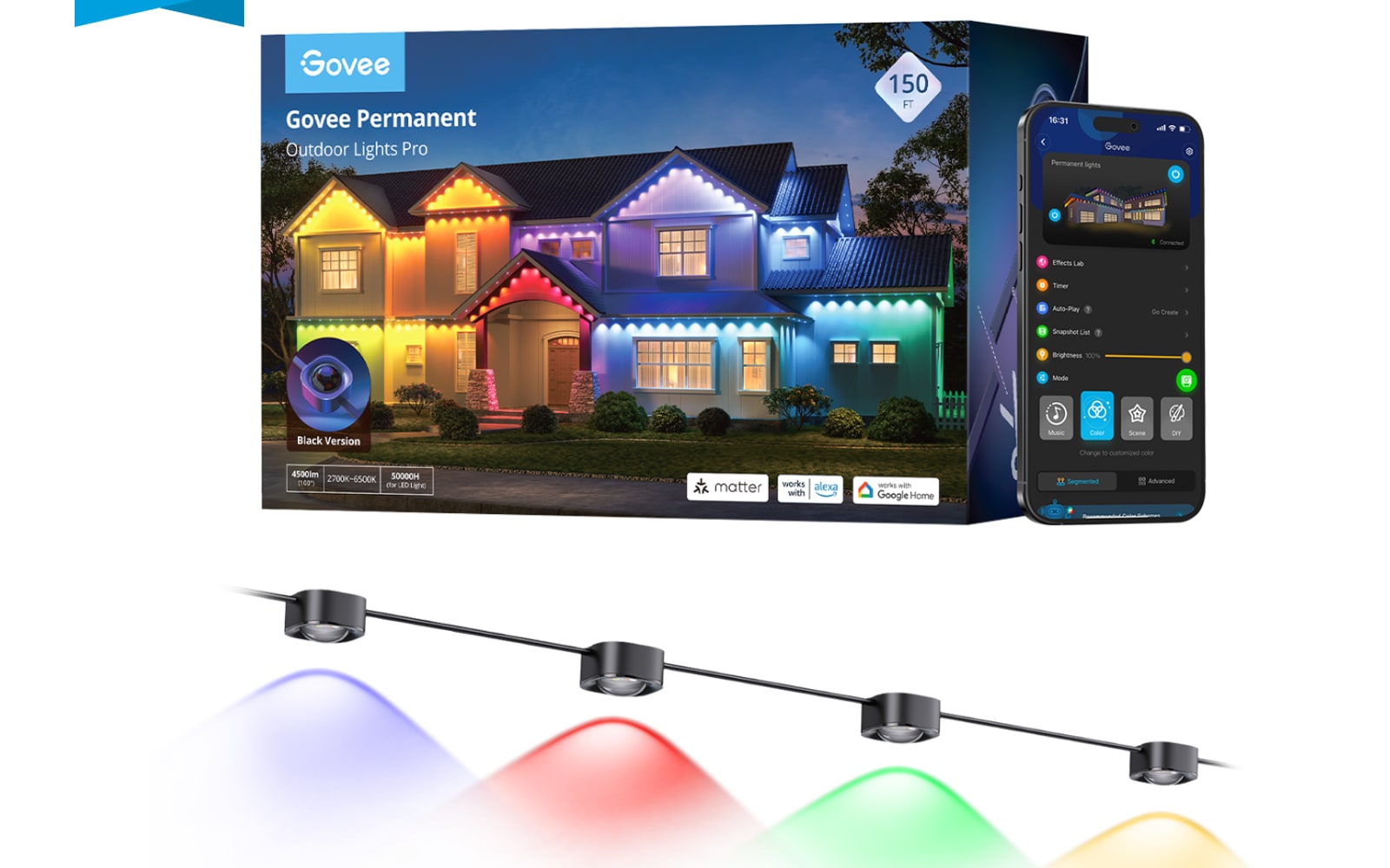 RGBICWW LED Permanent Outdoor Lights