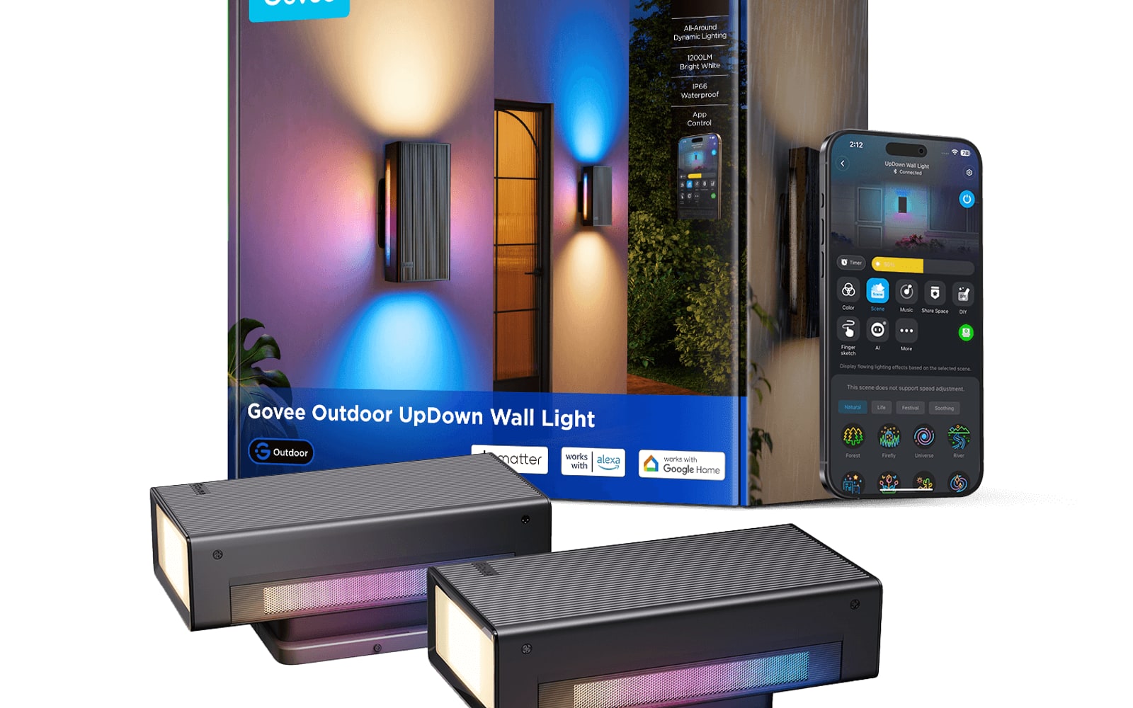 Outdoor UpDown Wall Light