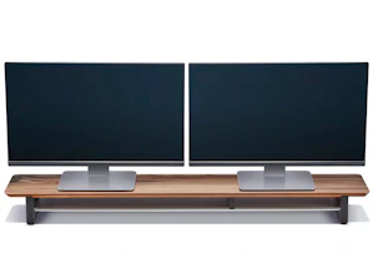 Solid Walnut Desk Shelf