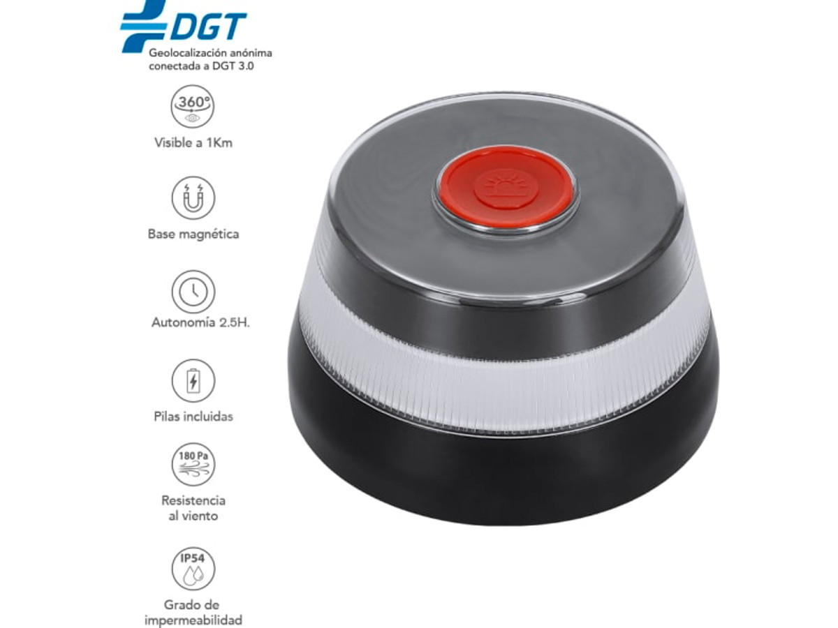 Luz V16 geolocalizada 12 LED