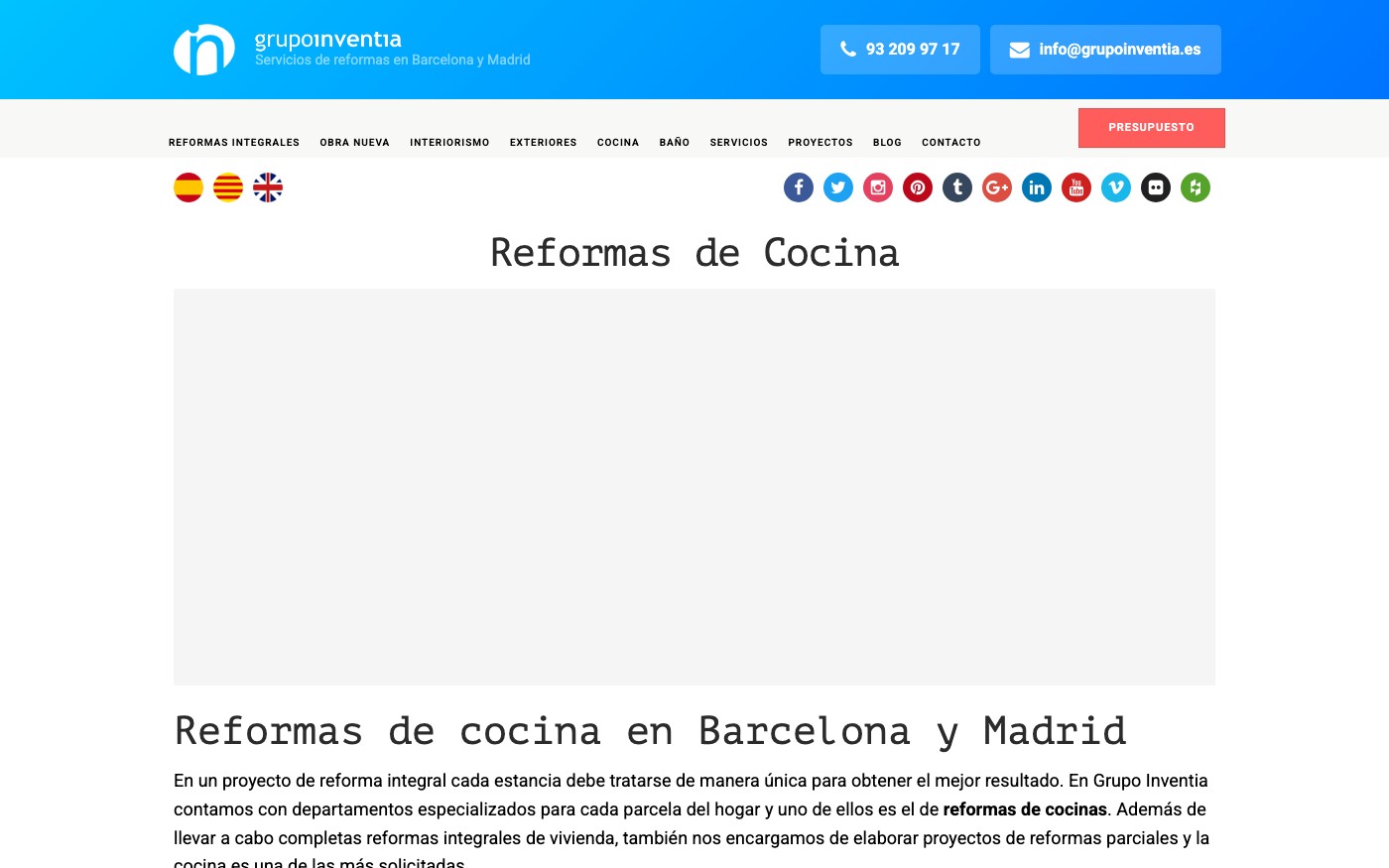 Reformas de cocina en Barcelona
