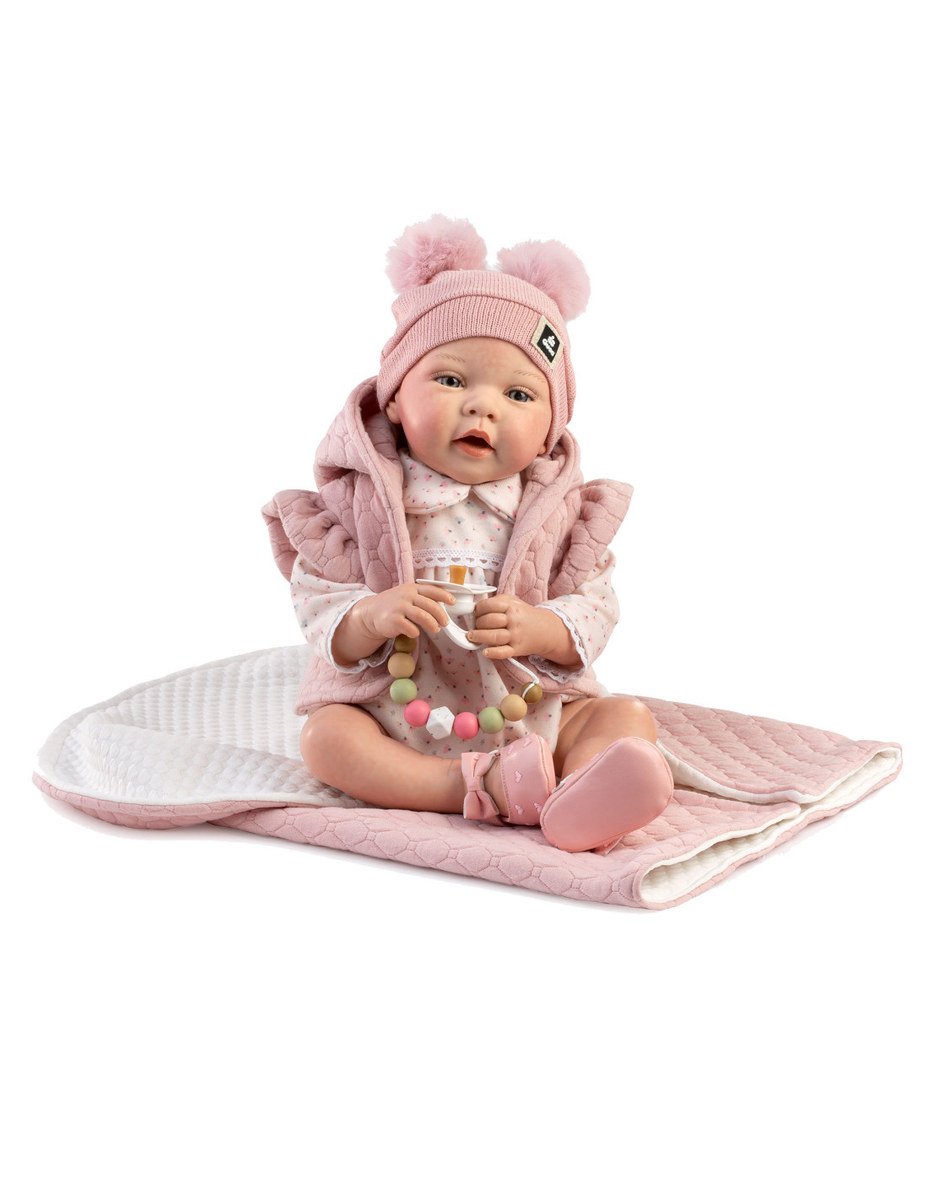 Reborn Candela con pelele rosa