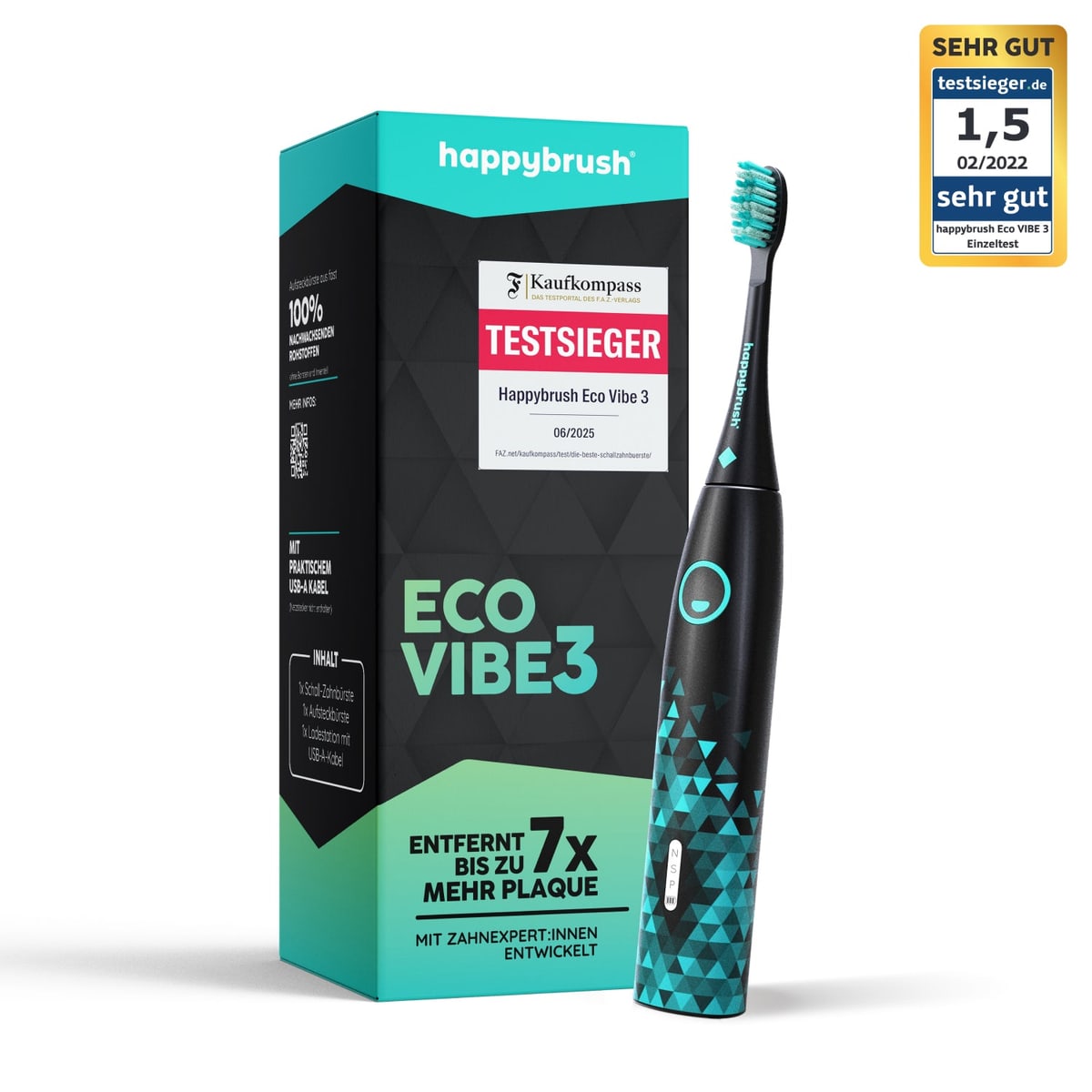 Schallzahnburste Eco Vibe 3
