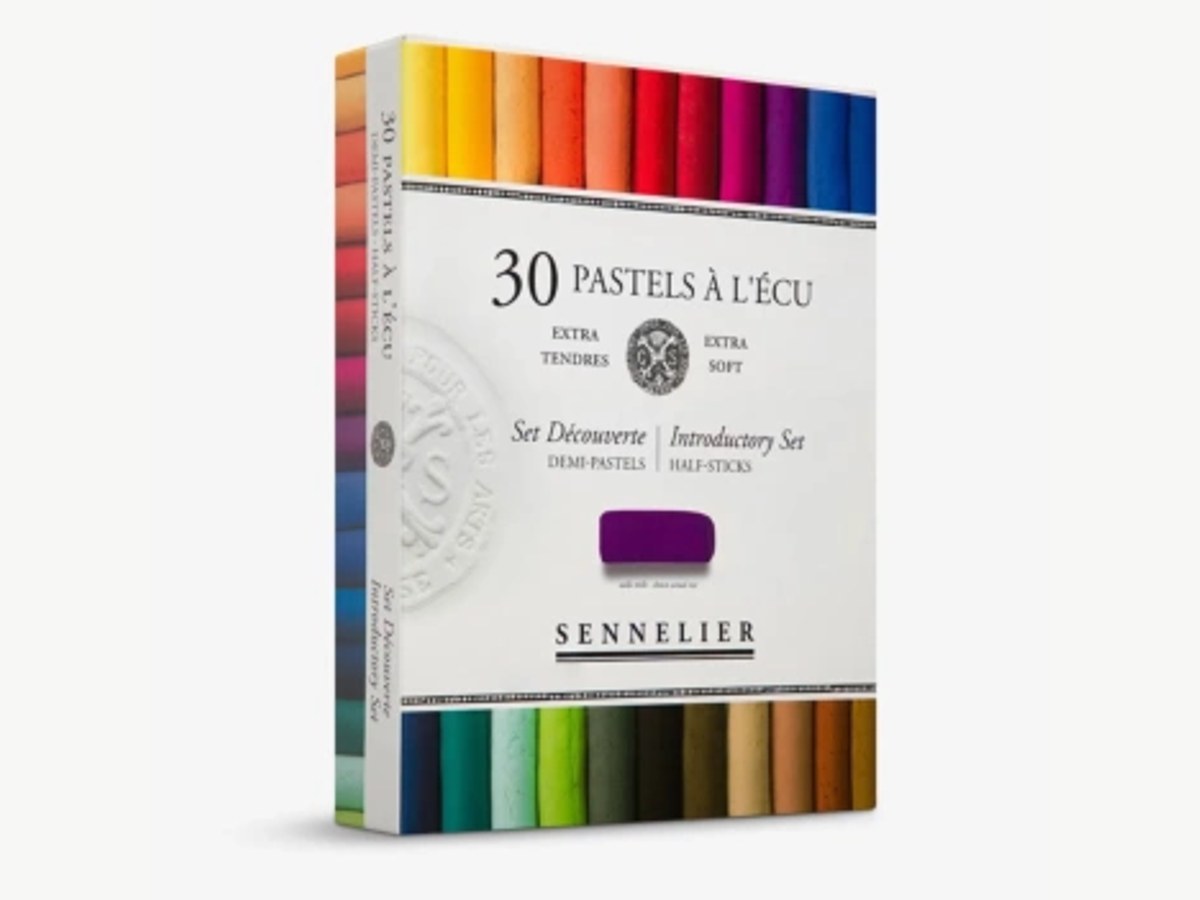 Caja de 30 medios pasteles Sennelier