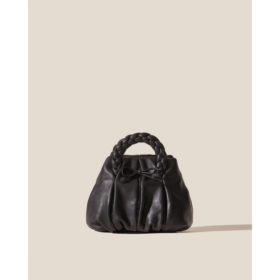 BOMBON Bow Leather Handbag