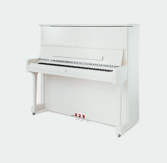 Steinway & Sons K132 Chrome Blanco