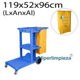 Carro de limpieza Zafir azul