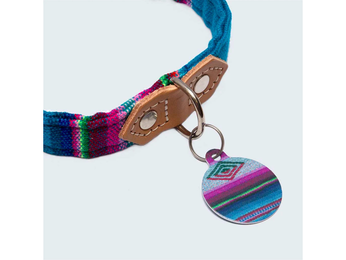 Inca Blue Personalised Pet Tag | Hiro + Wolf