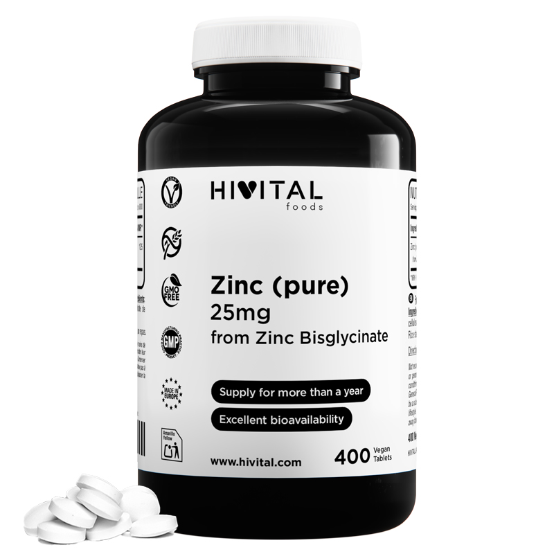 Zinc puro 25 mg