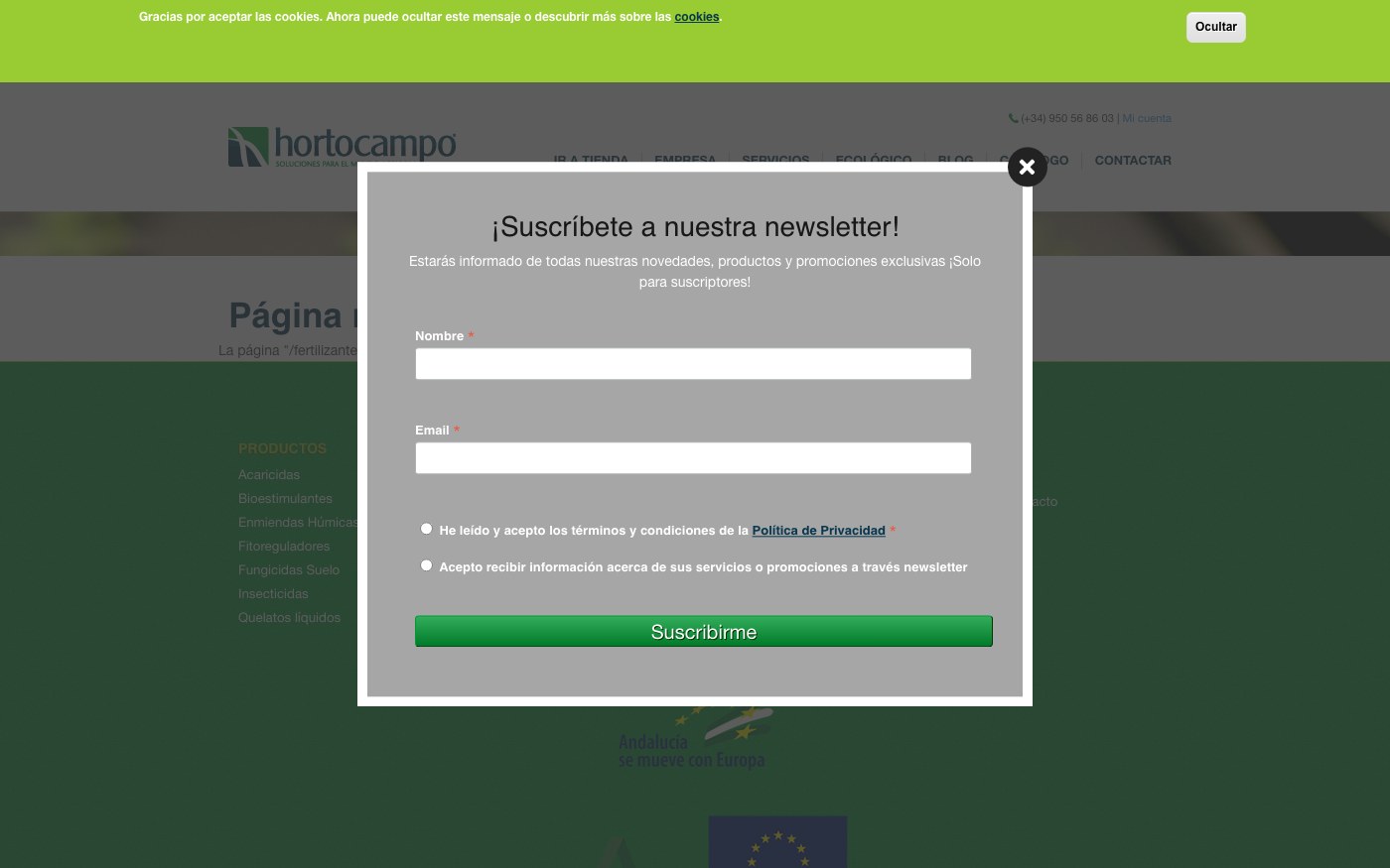 ¡Suscríbete a nuestra newsletter!