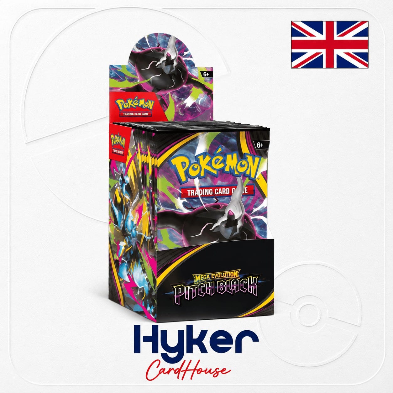 POKEMON – PITCH BLACK CAJA DE 18 SOBRES EN INGLÉS