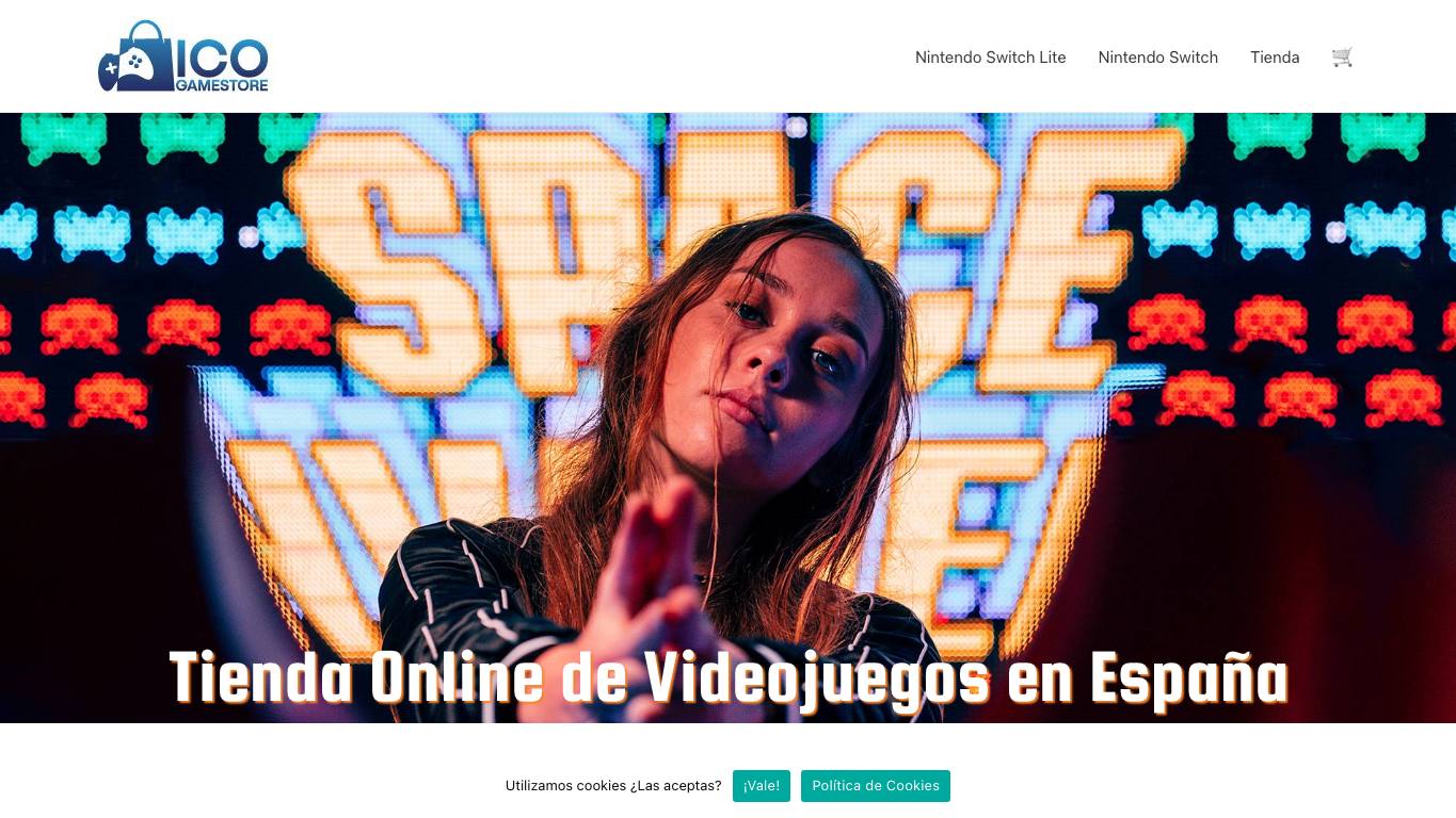Captura limpia de la home de Ico