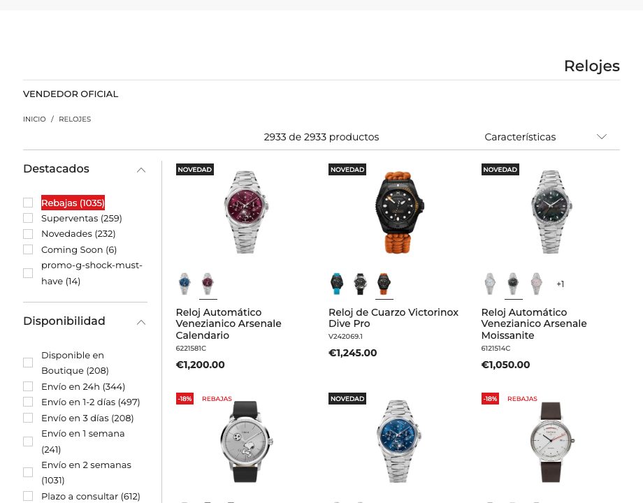 Relojes