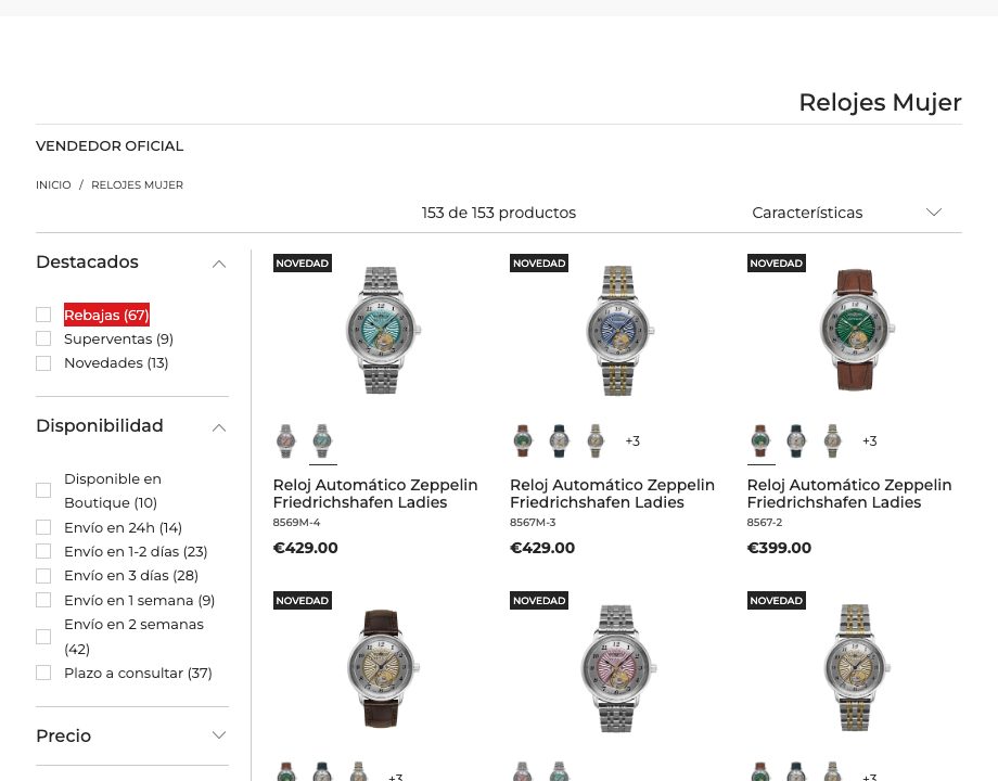 Relojes para ella